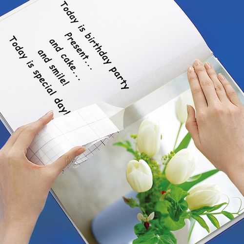 Debika 043507 Book Binding Tape, Library Book Film, Repair Tape, 16.4 ft (5 m) Roll