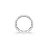 Swarovski Matrix ring, Baguette cut, White, Rhodium plated