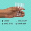 Solo Cup Clear Plastic Cups, 10 Oz, 216 Count