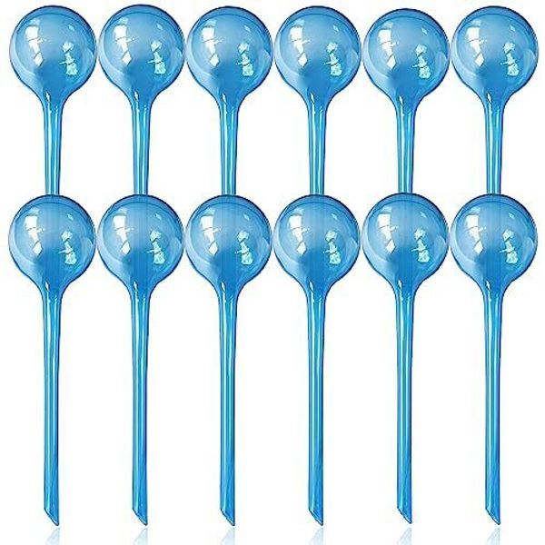 Large 12pcs Self Watering Plant Stakes Plastic Plant Watering Devices to Help...