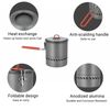 Bulin Camping Pot, 1.5L High Efficiency Backpacking Pot Ultralight Camping Co...