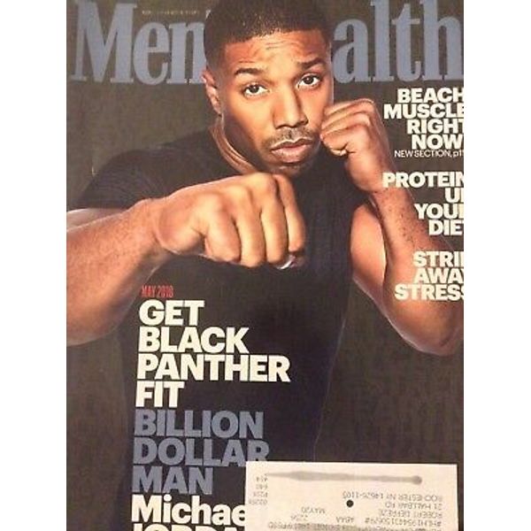 Men's Health Magazine Michael B. Jordan Black Panther May 2018 112918nonrh