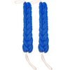 Long Stretch Back Sponge with Rope Handles Back Scrubber Bath Shower Mesh Sponge Exfoliating Body Scrub Stretch Braided Loofah for Men and Women(2-Pack,Blue)