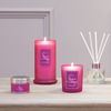 SHEARER CANDLES SILVER TIN RHUBARB & RASPBERRY