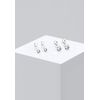 Elli Earrings Set 925 Sterling Silver Crystal