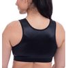 ENELL Women's Full Coverage High Impact Sports Bra (100) (US, Numeric, 4, Regular, Regular, Black)