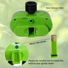 Yardeen 2 Outlet Garden Digital Electronic Water Timer Irrigation Controller for Garden Yard, Green