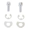 Chrome Locking Exhaust Head Bolt Kit For Shovelhead & Panhead Engines