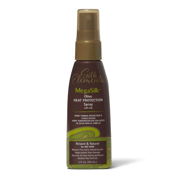 Silk Elements MegaSilk Olive Heat Protection Spray 2.0 Ounce Travel Size