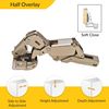 Brixwell QICB-001 Concealed Hinge Salice with Zero Protrusion 155 Degree Opening Angle