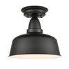 TENGIANTS Farmhouse Matte Black Ceiling Light Fixture Rustic Barn Intusrial Semi Flush Mount Ceiling Lights for Kitchen Dining Room Hallway Porch Foyer Entryway Laundry Corridor