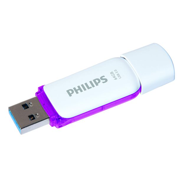 Philips Snow USB Flash Drive 64 GB, USB 3.0 - Purple