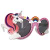 Pohotobooth Props Ltd Pink Glitter Unicorn Rainbow Sunglasses