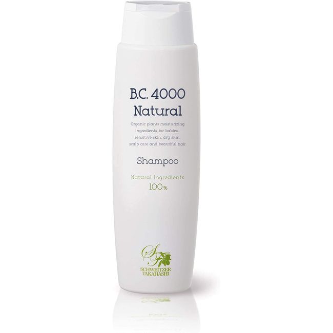 B.C.4000 Whole Plant Non-Silicone Shampoo, Additive-Free, Sensitive Skin, Moisturizing, Highly Moisturizing, Non-Scratch, Naturally Derived Scalp Care, 8.5 fl oz (250 ml)
