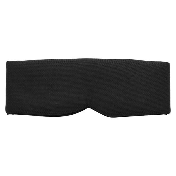 Tiardey Blackout Eye Mask Noise Cancelling Sleep Aid Mask Heating and Cooling Double-Sided Eye Mask for Travel Napping Yoga -Black