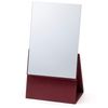HORIUCHI MIRROR Napure 2-Way Folding Mirror (Bordeaux) Folding Mirror, Cosmetic Mirror, Tabletop Mirror, Reflects Real Skin Tone, Adjustable, Height Adjustment, Made in Japan