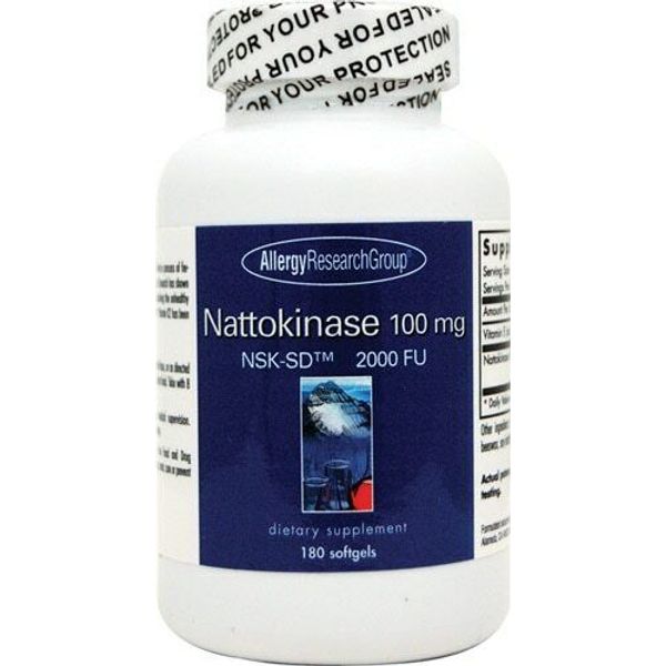 Allergy Research Group NATTOKINASE 180 cap Exp. 08/2025 Free Shipping