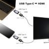 Compact USB-C to HDMI 4K30Hz Adapter