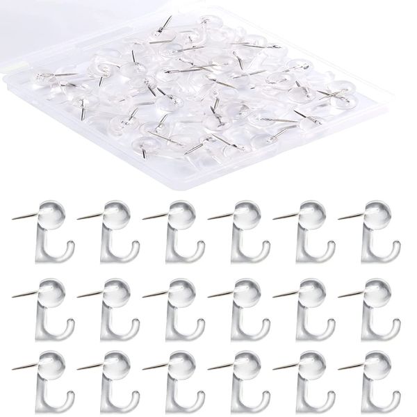 YOUOWO Thumb Tacks Push Pins, 50 Pieces