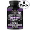 Men's Test Booster Monster Test PM Sleep Aid Pill - 60 Count -6 Pack