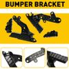 4PC For Altima 2013-2015 Front Bumper Bracket Retainer Plastic Hold Mount Guide