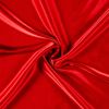 Silky Satin Charmeuse Solid Lipstick Red Fabric by The Yard