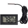 3-Pack Digital LCD Thermometers with External Probe, for Fridge/Freezer