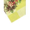 Christmas Tablecloth Yuletide Pattern Green Blocks Fabric 70 Round Holly Berries