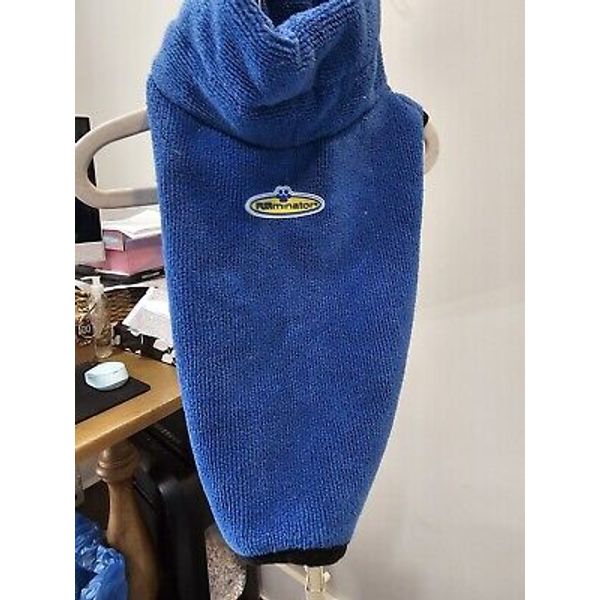 FURMINATOR Furdry Pets Quick Dry Wrap - Towel Wrap for XS Blue