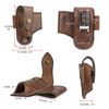TOURBON Leather Knife Sheath Belt Holster Pouch Folding Multitools Pliers Case