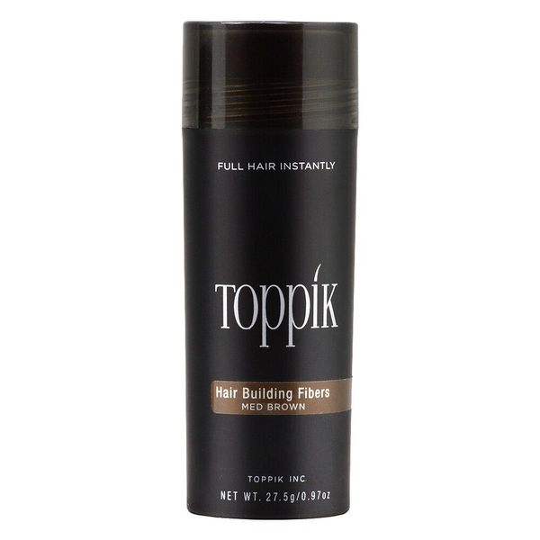 Toppik Hair Building Fibers Medium Brown 0.97oz w/Free Nail File