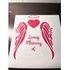 “In Loving Memory” Car Decal Window Sticker 11x10” Permanent Vinyl Custom Orders