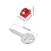 sourcing map 12pcs Port Blocker Locking RJ45 Port/Dust PC Blocker with Coded Key,Red