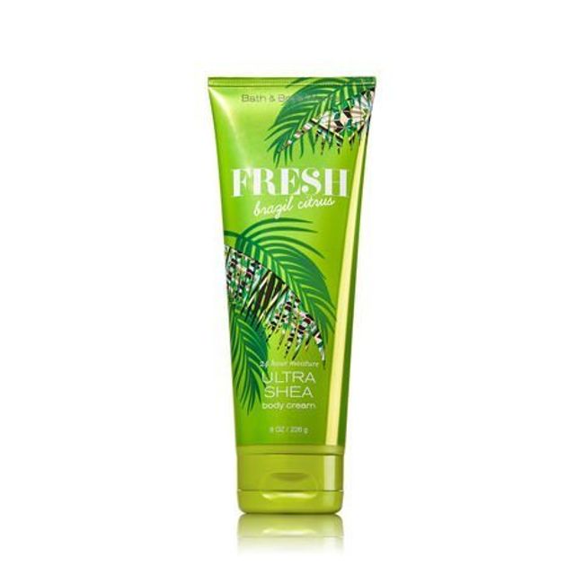 Bath and Body Works Fresh Brazil Citrus Cream 8 Ounce 2017 Newer Version