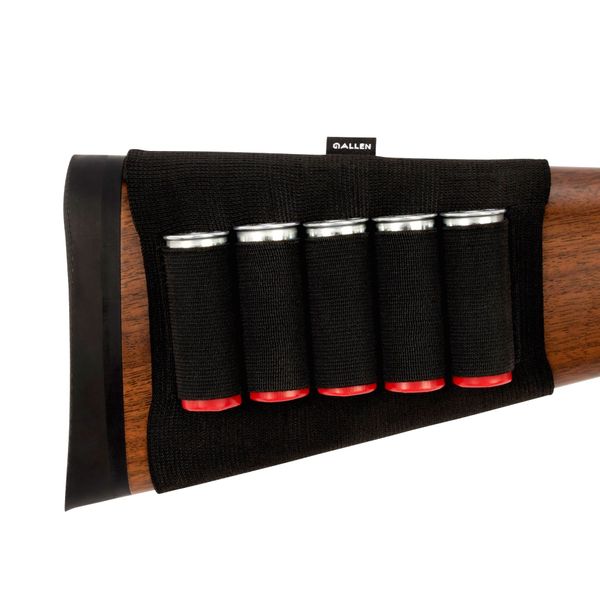 Allen Company Shotgun Shell Buttstock Holder - Shooting Accessories - Black