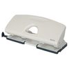 Leitz 4 Hole Punch, 16 Sheets, Guide Bar with Format Markings, Metal, 50220085 - Grey