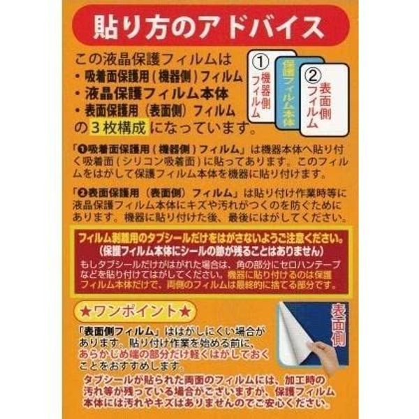 SPF-THD75 CQ Ohm Original LCD Protective Sheet, Scratch Prevention Essential Item (SPFTHD75) [Compatible] TH-D75 [Yu]