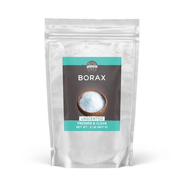 Birch & Meadow Borax, Bulk Size, Unscented, Laundry & Cleaning Additive (2 Pound)