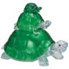 BePuzzled | Turtles Original 3D Crystal Puzzle, Ages 12 and Up, Green