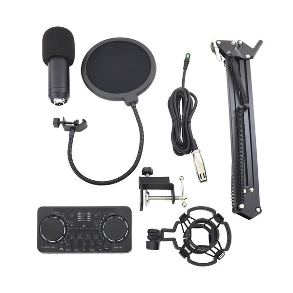 PARTISAN Audio Interface Microphone Stand Set, Multi-functional, Smartphone Distribution, PC Distribution, Bluetooth Connection, Echo, Voice Changer, 4 Types, Sound Effect, 12 Types, Distribution,