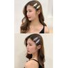 shefun Non-marking Bangs Clips, Tortoise Shell Style, 4 Pieces, Non-marking Bangs, Hair Clips, Makeup, Hair Arrangement, Tortoise Shell, Non-marking Pins JP186