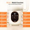 Automatic Nut Milk Maker 50oz Soybean Milk Machine For Almond Oat  Soy White