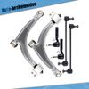 2004-2010 For Chevrolet Malibu 6pcs Front Lower Control Arms Outer Tie Rods Kit