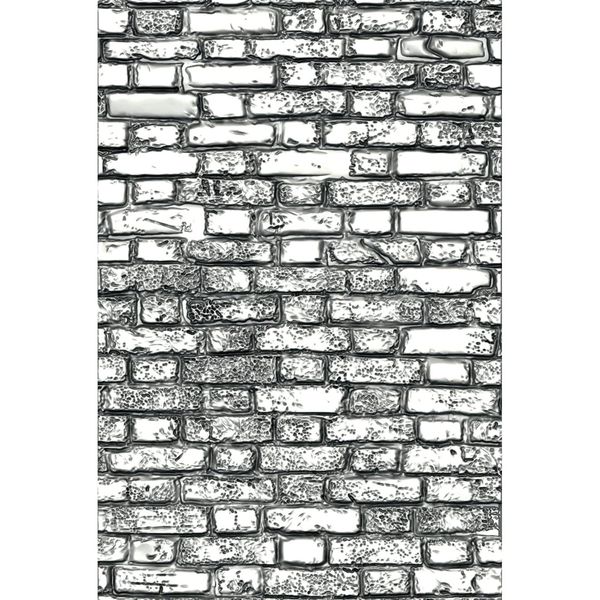 Sizzix 3-D Texture Fades Embossing Folder Mini Brickwork by Tim Holtz, 665462, Multicolor, One Size