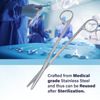 2x Metzenbaum Scissors Straight & Curved 7"Plastic Surgery Dissecting Veterinary