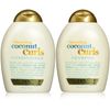 Organix Quenching Plus Coconut Curls Bundle, Shampoo & Conditioner, 13 Ounce Each