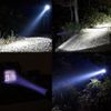 2-Pack Super-Bright 90000LM Light Lamp LED Tactical Flashlight 5 Modes Zoomable
