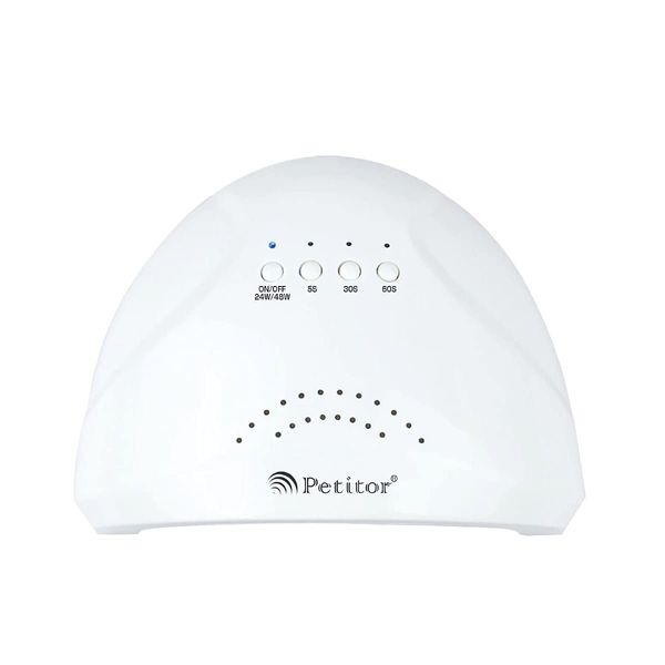 Gel Nail Light, UV LED Light, 48W, White, Auto Illumination, Sensor Switch, With Timer, Petitle, Pure Shine LED, LED Nail Light, UV Light