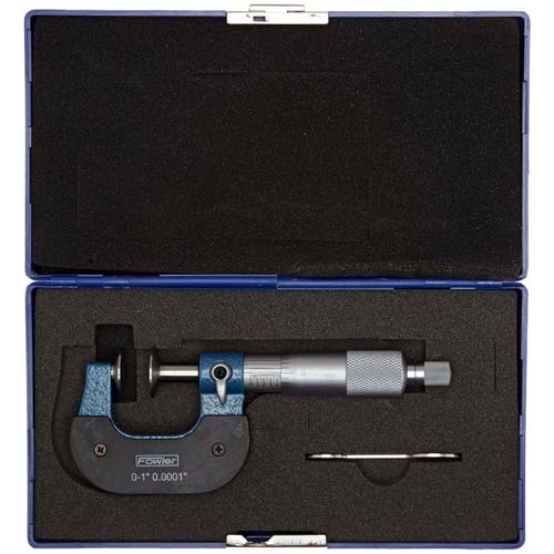 Fowler 52-250-111-1, Disc Micrometer with 0-1" Measuring Range