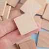 Unfinished Wood Square Cutouts | 50 Pieces